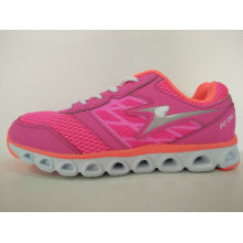 Ladies Pink Running Shoes Flat Footwear